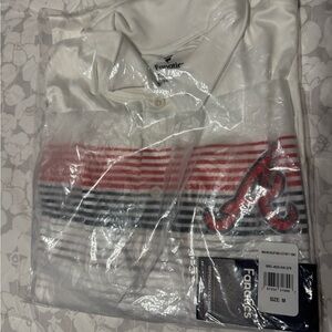 Fanatics Atlanta Braves Red, White and Blue Men's Shirt